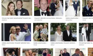 Krzysztof Jabłoński, mąż Izabeli Janachowskiej, na zdjęciach z różnych wydarzeń.