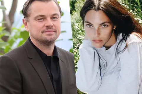 Leonardo DiCaprio z piękną kobietą, która mogłaby być jego żoną.