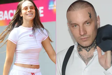 Smolasty i Blanka, uśmiechnięta artystka w okularach i raper z tatuażami, prezentują swoje stylizacje.