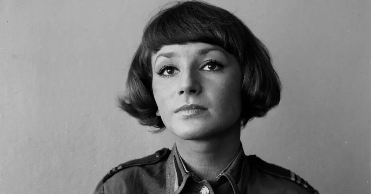 Portret Małgorzaty Niemirskiej, aktorki, która w przeszłości była żoną Andrzeja Kopiczyńskiego.
