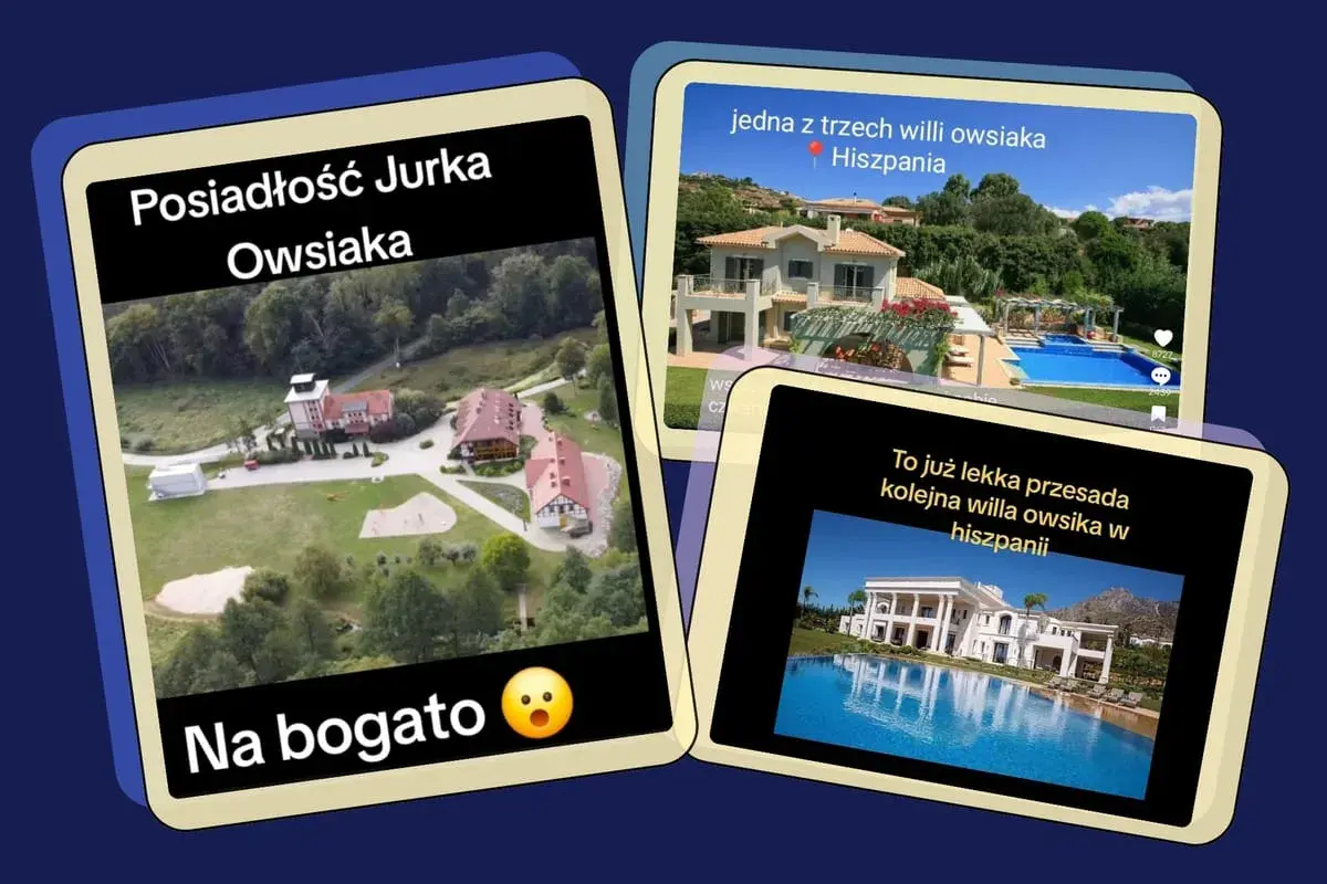 Posiadłość Jurka Owsiaka w Polsce i dwie luksusowe wille w Hiszpanii. "Na bogato" - tak można opisać te posiadłości.