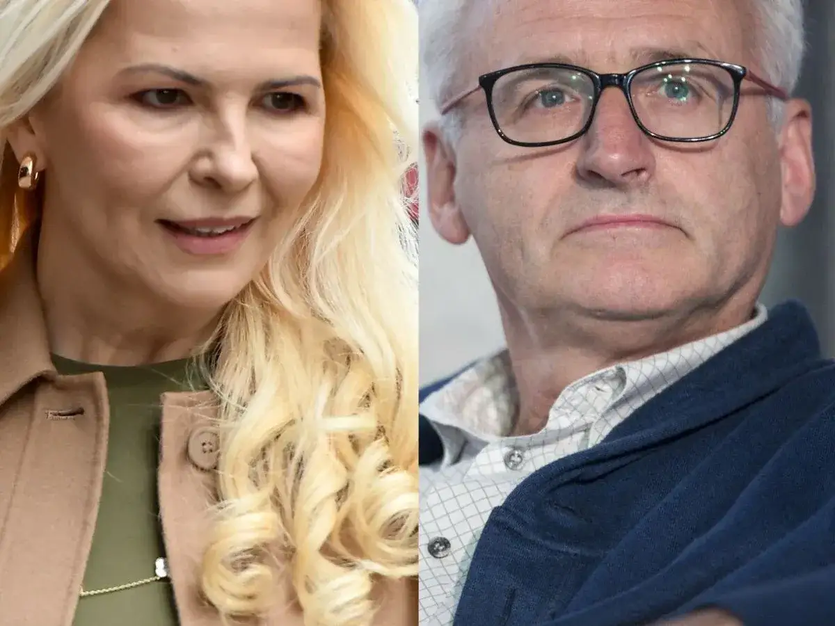Anna Jurksztowicz i jej pierwszy mąż, z którym dzieliła życie przed sławą.