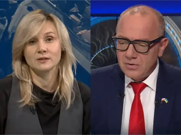 Grzegorz Jankowski z żoną w programie na żywo.