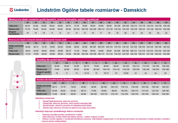 Jakim rozmiarem jest damskie S? Poznaj tabele rozmiarów i właściwe pomiary.
